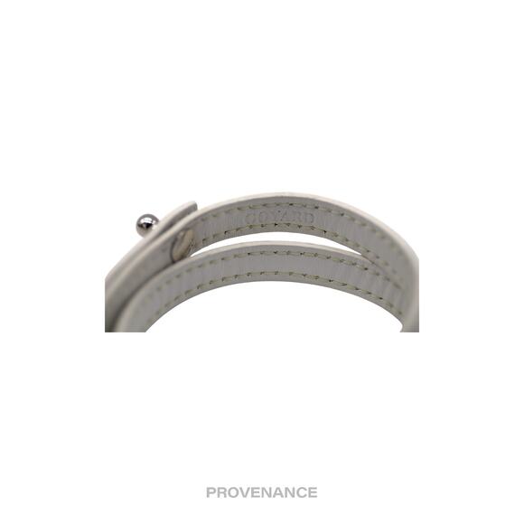 🔴 Goyard Double Wrap Bracelet - White Goyardine - Picture 5 of 6